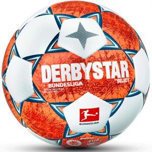 М’яч футбольний SELECT DERBYSTAR Bundesliga Brillant APS (163) біло/син/помар