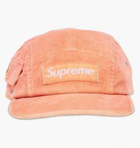 Кепка Supreme Corduroy Pocket Camp Cap 'Peach'