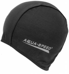 Шапочка для плавання Aqua Speed POLYESTER CAP 5762 чорний Уні OSFM