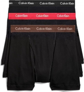 Труси-боксери 3-Pack Calvin Klein Classic FIT Cotton Stretch BOXER BRIEFS Black