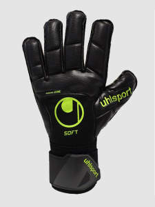 Воротарські рукавиці UHLSPORT SOFT PRO (black/fluo yellow)