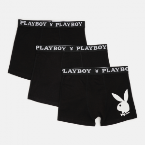 Труси-боксери Набір з 3 Playboy ANNYA PLAYBOY BOXERSHORT чорний Чол L