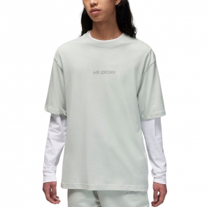 Футболка Jordan Wordmark Tee Grey Heather