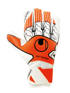 Воротарські рукавиці UHLSPORT SOFT RESIST (white/fluo orange/black)