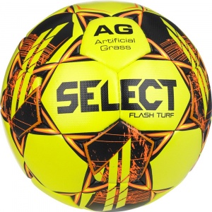 М’яч футбольний SELECT FLASH TURF FIFA v23 (390) жовт/помаранч