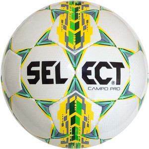 М'яч футбольний для дітей Select Campo Pro (320) №3 White-Yellow (3863521874)