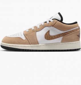 Кросівки Jordan 1 Low SE Brown Elephant (GS)