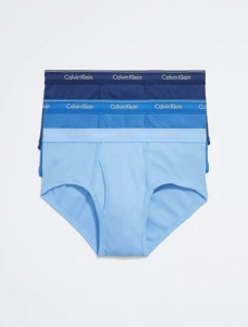 Труси Calvin Klein Cotton Classic Fit Brief Blue 3 Pack Underwear Men's