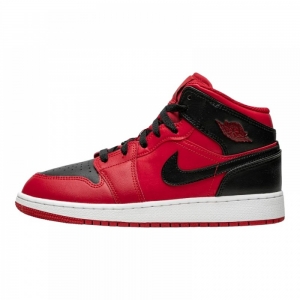 Кросівки Air Jordan 1 Mid Reverse Bred 2021 (GS)