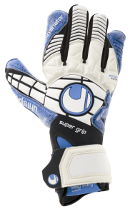 Воротарські рукавиці ELIMINATOR 360° SUPERGRIP package (white/black/energy blue)