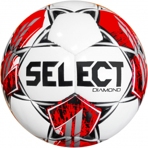 М’яч футбольний SELECT Diamond v23 (127) біл/червон