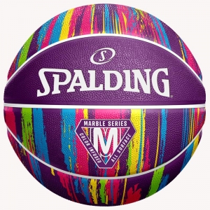 М'яч баскетбольний Spalding Marble Ball фіолетовий