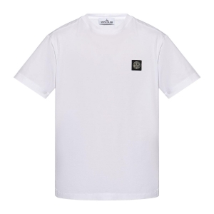 Футболка Stone Island White Crewneck T-shirt