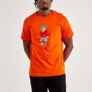 Футболка Classic Fit Bear Jersey T-Shirt orange