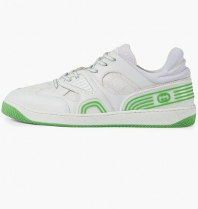 Кросівки Gucci Basket Low White Demetra Green