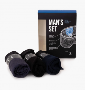 Нижня білизна чоловіча MAN's SET Classic 1.2 Series (3 Шт) Multi CBSO-003 L