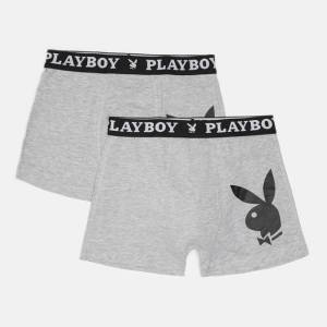 Труси-боксери Набір з 2 Playboy ANNYA PLAYBOY BOXERSHORT сірий Чол L