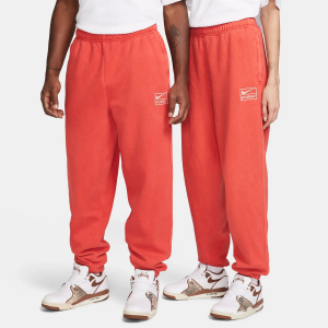 Штани Stussy x Nike Pigment Dyed Fleece Sweatpants Habanero Red