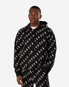 Бомбер Jordan Essentials Aop Fleece Pullover
