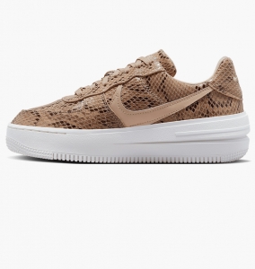 Кросівки Nike Air Force 1 PLT.AF.ORM Brown Snakeskin Print (W)