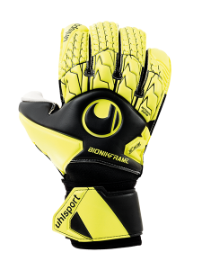 Воротарські рукавиці UHLSPORT ABSOLUTGRIP BIONIK (black/fluo yellow)