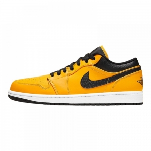 Кросівки JORDAN 1 LOW YELLOW BLACK