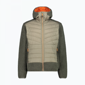 Куртка спорт. CMP JACKET HYBRID FIX HOOD GRID PO