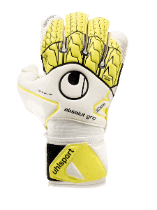 Воротарські рукавиці UHLSPORT ABSOLUTGRIP BIONIK+ (white/fluo yellow/black)