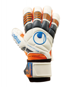 Воротарські рукавиці ELIMINATOR SUPERSOFT BIONIK (white/fluor orange/black)