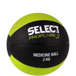 М’яч медичний SELECT Medicine ball (011) чорн/салатовий