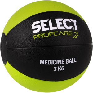 М’яч медичний SELECT Medicine ball (011) чорн/салатовий