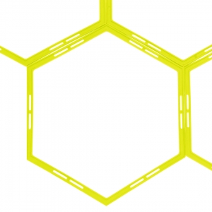 Сітка тренувальна підлогова гексагональна Agility Grid SP-Sport C-1412 55x48см салатова
