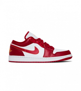 Кросівки Air Jordan 1 Low White/Red 553558-607 42.5