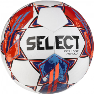 М'яч футбольний SELECT Brillant Replica v23 (257) біло/червоний
