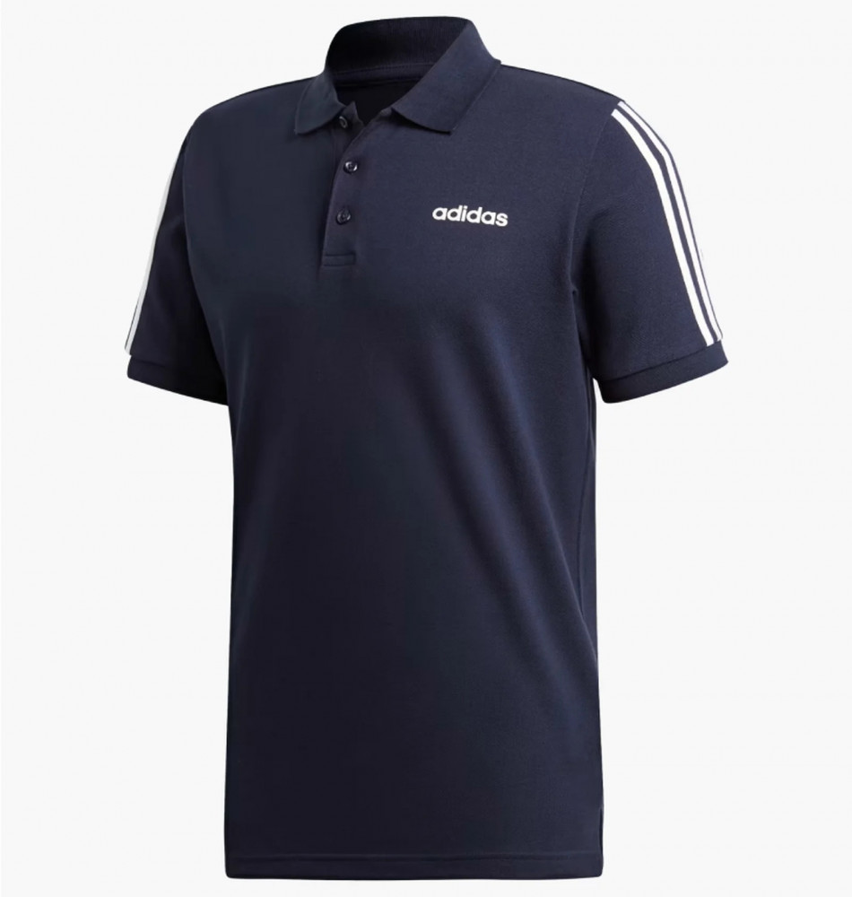 Поло мужское Adidas 3-Stripes Black EJ0925