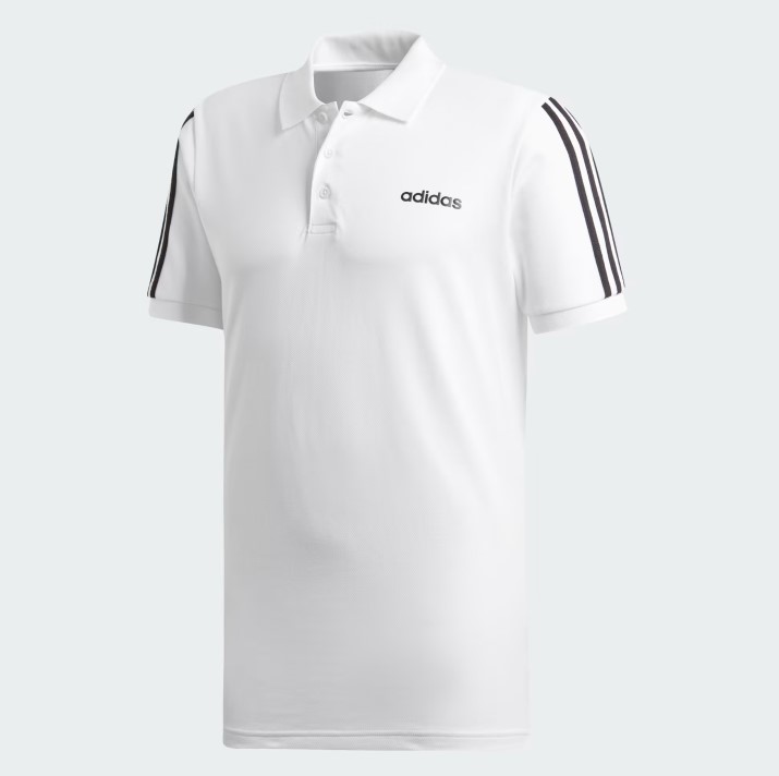 Поло мужское Adidas 3-Stripes Black EJ0926