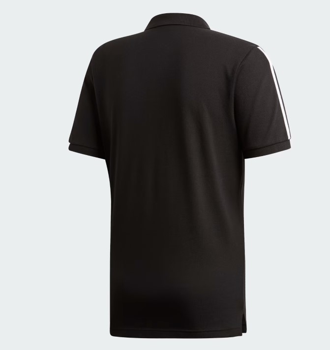 Поло мужское Adidas 3-Stripes Black EJ0927