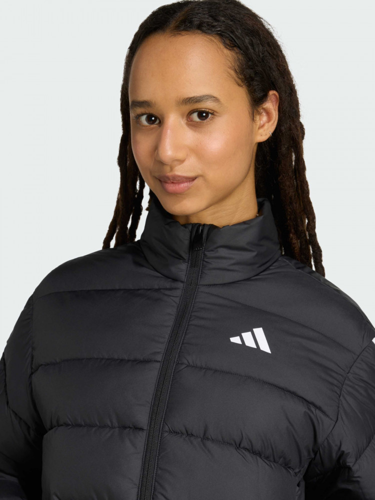 Женская черная куртка Adidas Essentials Climawarm 3-Stripes JM8421_image_5