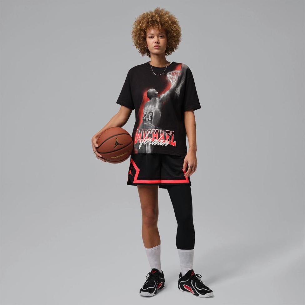 Женская футболка NIKE W J SPT DF SS GFX TEE HTG IO8722-010_image_5