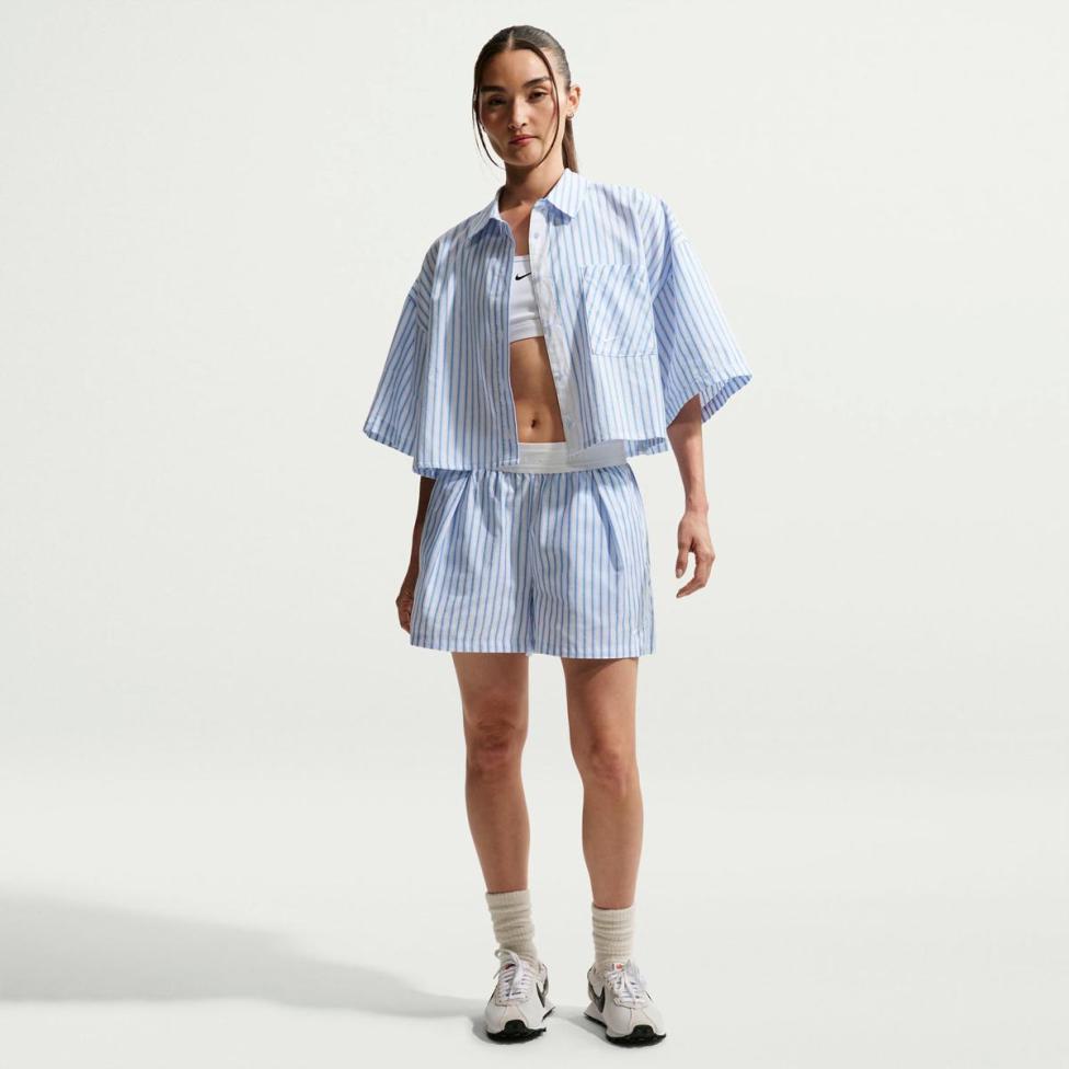 Жіночі шорти NIKE W NSW OFFLN WVN PPLN STRP SHRT II4230-435_image_4