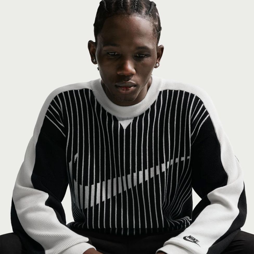 Мужской лонгслив NIKE M NK CLUB SWEATER JERSEY II1196-010_image_3
