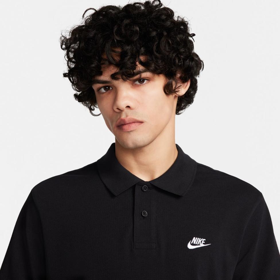Мужское поло NIKE M NK CLUB SS POLO PIQUE FN3894-010_image_3