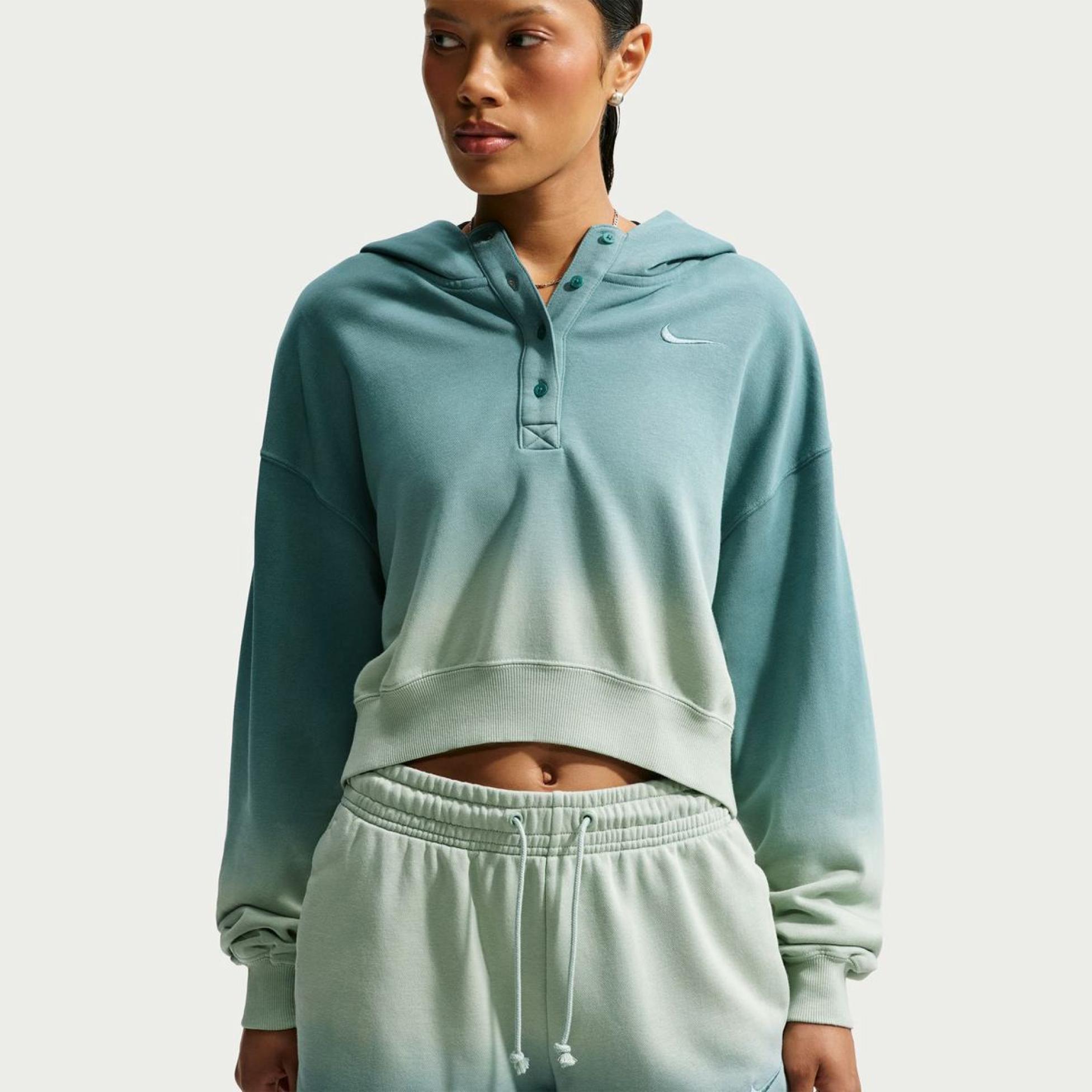 Женская толстовка NIKE W NSW PHNX FLC OS HNLY DIP HDY IF7372-006