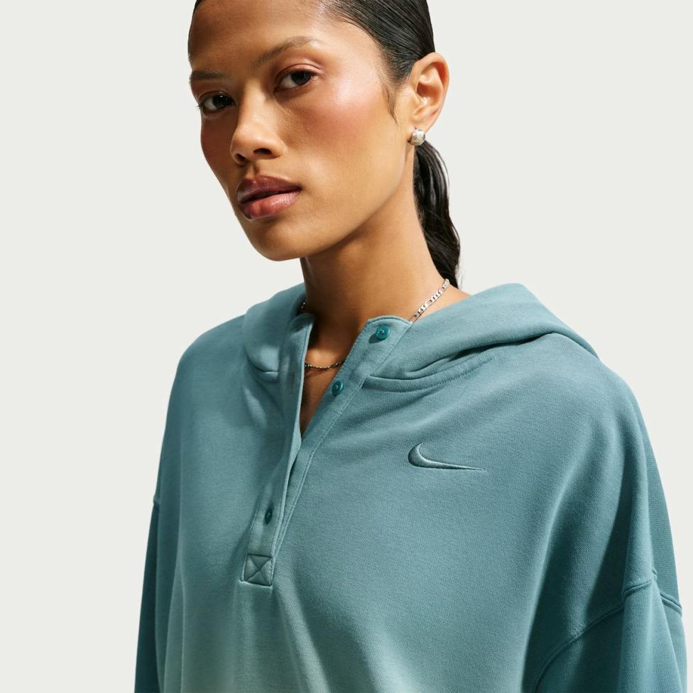 Жіноча толстовка NIKE W NSW PHNX FLC OS HNLY DIP HDY IF7372-006_image_3
