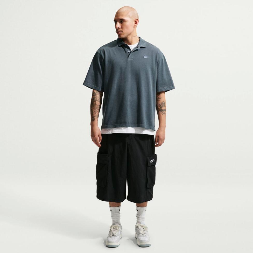 Мужское поло NIKE M NK CLUB JERSEY POLO WASHED IF0731-451_image_4