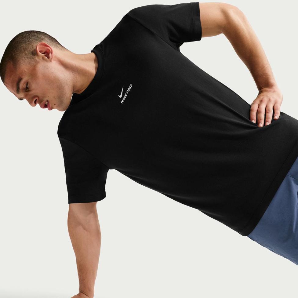Мужская футболка NIKE M NK DF TEE STD PRO IH1947-010_image_3