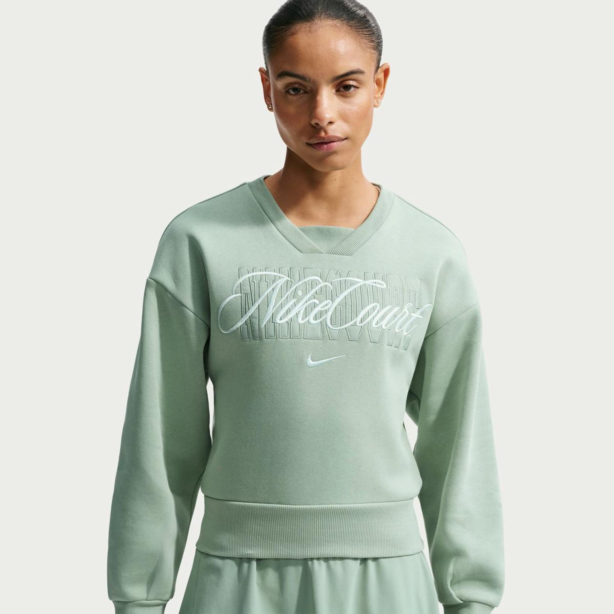 Женская толстовка NIKE W NKCT CRT CLTN FLC CREW IB0757-006