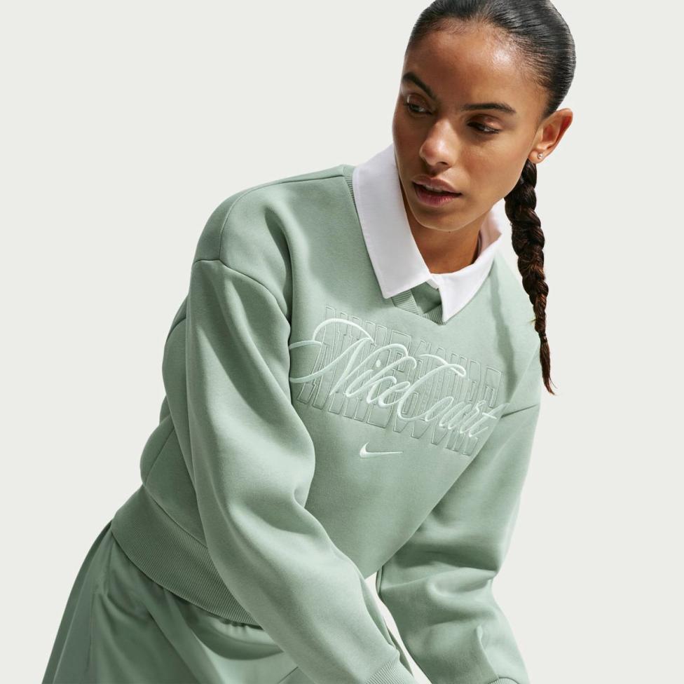 Жіноча толстовка NIKE W NKCT CRT CLTN FLC CREW IB0757-006_image_3