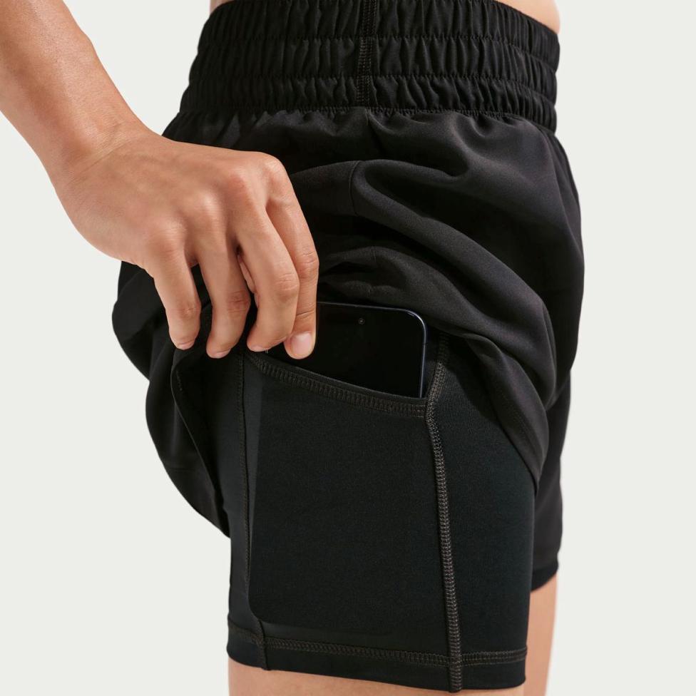 Жіночі шорти NIKE W NK ONE DF HR 3IN 2N1 SHORT DX6016-011_image_6