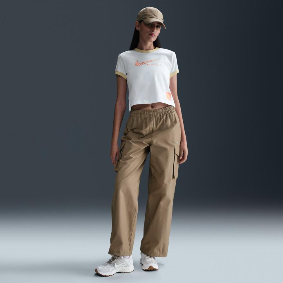 Женская футболка NIKE W NSW CLUB SS TEE MOTO RGR HQ1707-100_image_7
